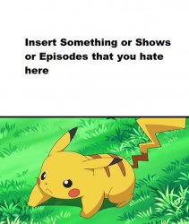 pikachu hates Meme Template