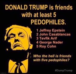 Trump pedo friends Meme Template