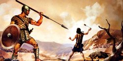 David vs Goliath Meme Template