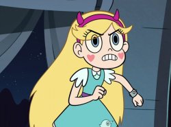 Star Butterfly confronting Meme Template