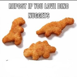 Dino Nuggs Empty Meme Template