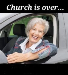 Church is Over Meme Template