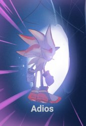 super shadow adios Meme Template