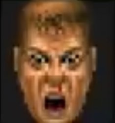 Doomguy ouch face Meme Template