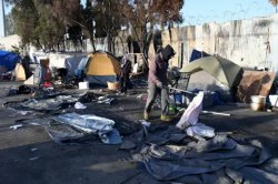 Tent City Slum Meme Template