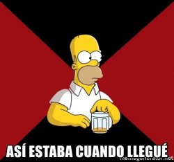 asi estaba cuando llegue Meme Template