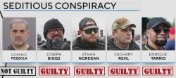 Proud Boys found Guilty of conspiracy Meme Template