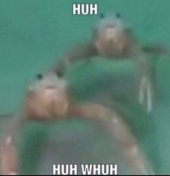 Huh huh whuh Meme Template