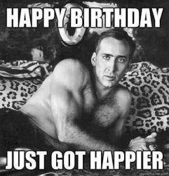 Nicholas Cage Happy Birthday Meme Template