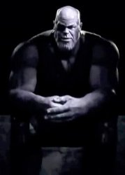 Thanos sitting Meme Template