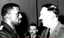 Kanye meeting Hitler Meme Template