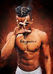 XXXTentacion template @17_Numb_RIP Meme Template