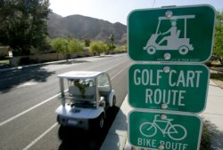 Golf Cart Route Meme Template