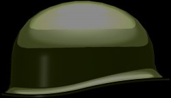 USA World War 2 M1 Helmet Meme Template