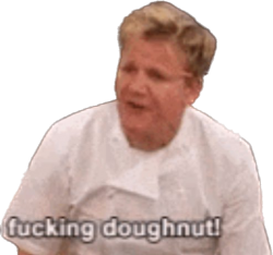 Gordon Ramsay donut Meme Template