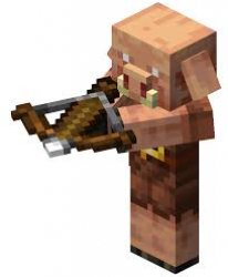 Crossbow Minecraft Piglin Meme Template