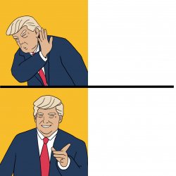 Trump Drake Meme Template