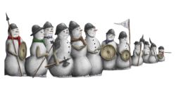 Slavic Snowman Army Meme Template