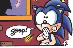 sonic gasp Meme Template