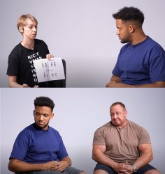 Markus Rühl vs veganerin Meme Template