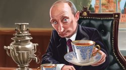 Putin tea Meme Template