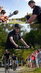 Biden bike Meme Template