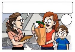 Survey at grocery store Meme Template