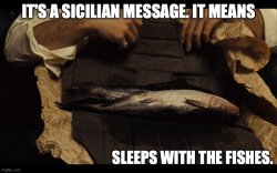 Sicilian Message Meme Template