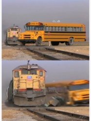 Bus Vs Train meme stock image Meme Template