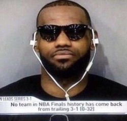 Lebron 3-1 Sunglasses Meme Template