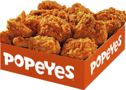 transparent popeyes chicken box Meme Template