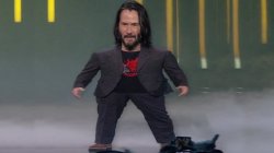 keanu reeves squished Meme Template