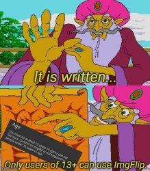 it is written Meme Template