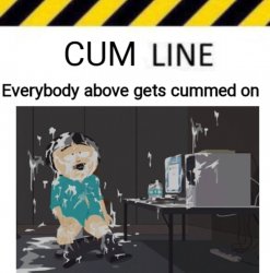 CUM LINE Meme Template