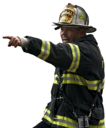 Firefighter Pointing Meme Template