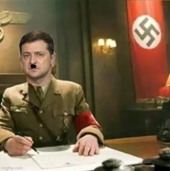 Zelensky Nazi Meme Template