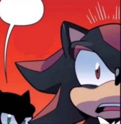 shadow shocked Meme Template