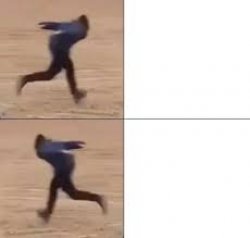 Naruto run back and forth Meme Template