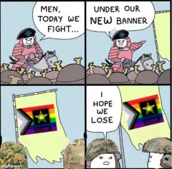 LGBT army Meme Template