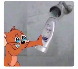 jerry with shampoo Meme Template