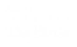 Logo pájaros birds Hitccock blanco Meme Template