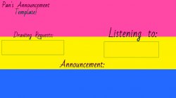 Pan Announcement Template Meme Template