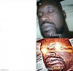 Sleeping Shaq (Clean) Meme Template