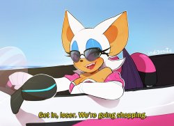 rouge get in loser Meme Template