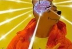 Smort Pooh drake Meme Template