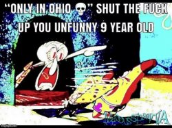 “only in Ohio” stfu you unfunny 9 year old Meme Template