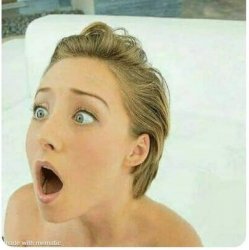 PORN FACE SHOCKED FACE WOW GIRL Meme Template