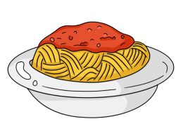 Cartoon Spaghetti Transparent Background Meme Template