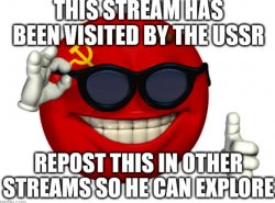 USSR repost Meme Template