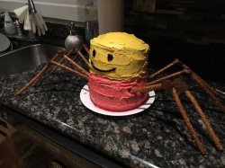 Despacito Spider Cake Meme Template